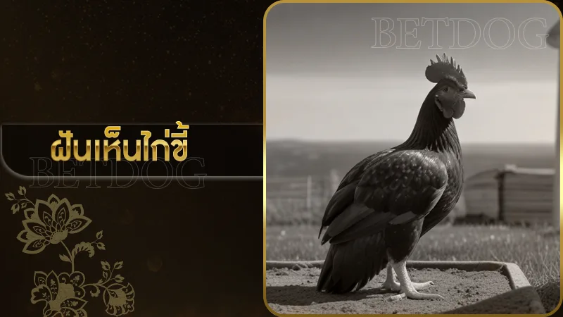 ฝันเห็นไก่ขี้